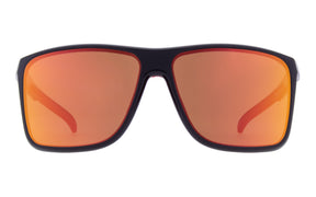 Ochelari de soare Red Bull Spect TAIN negri cu lentile portocalii