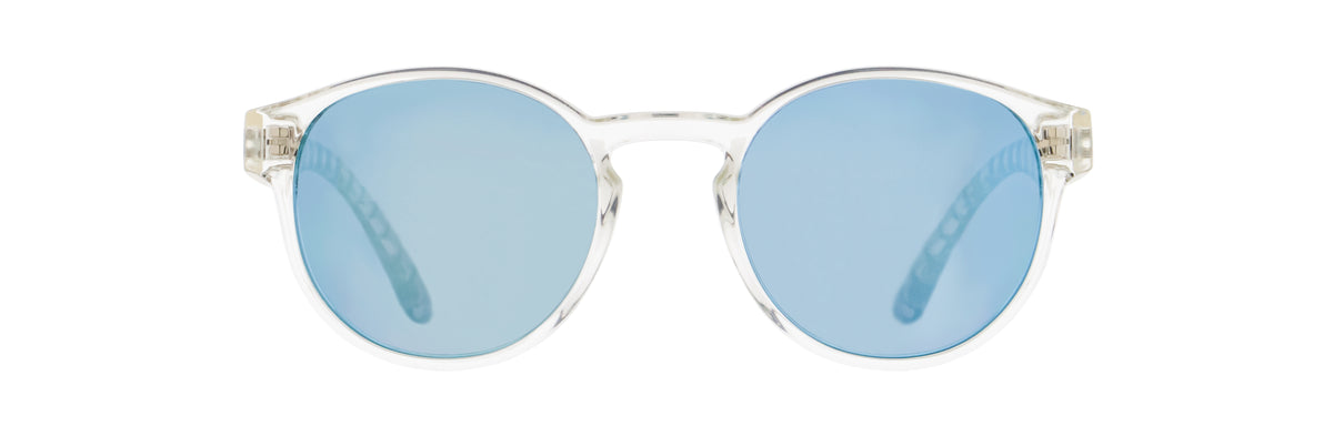 Red Bull Spect EDEN sunglasses clear with blue lenses