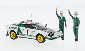 Lancia Stratos HF, No.1, Alitalia, Rallye WM, Rallye Monte Carlo, câștigător Rally Monte Carlo, serie cu figurine, S.Munari/S.Maiga, 1977