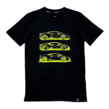 Tricou Lamborghini cu motiv Lambo, negru