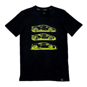 Tricou Lamborghini cu motiv Lambo, negru