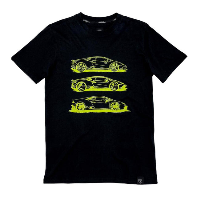 Tricou Lamborghini cu motiv Lambo, negru