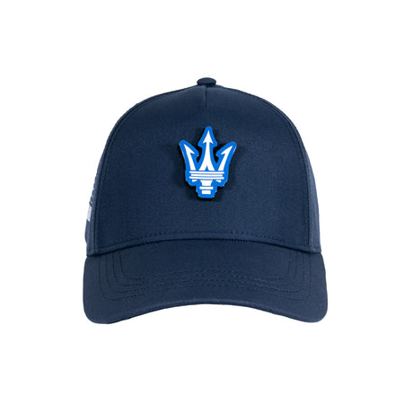 Maserati trident logo cap blue