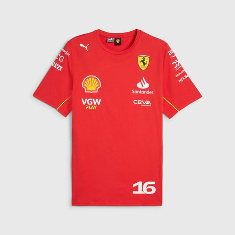 Tricou de echipă Charles Leclerc – Scuderia Ferrari F1 roșu