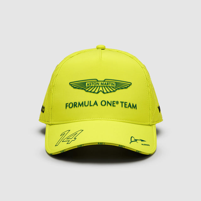 Șapcă de echipă Aston Martin F1 Team Fernando Alonso – lime