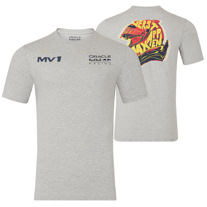 Tricou Max Verstappen – Red Bull Racing F1 HELMET gri