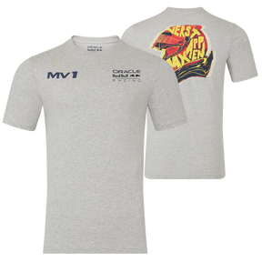 Tricou Max Verstappen – Red Bull Racing F1 HELMET gri