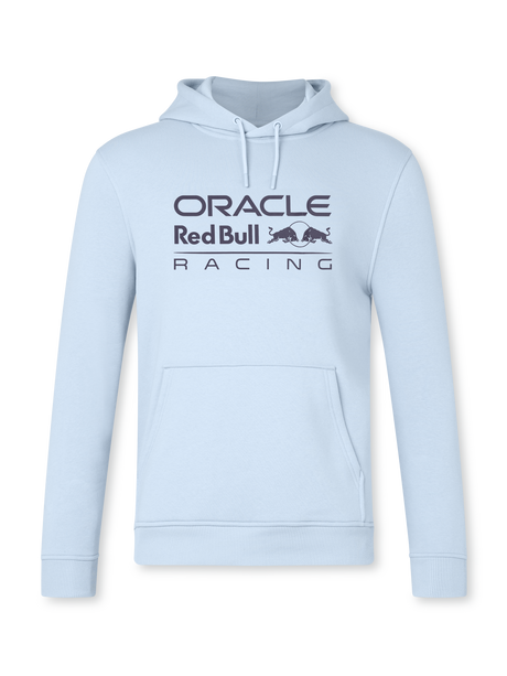 Hanorac casual cu glugă Red Bull Racing F1 cu logo ORBR bleu deschis
