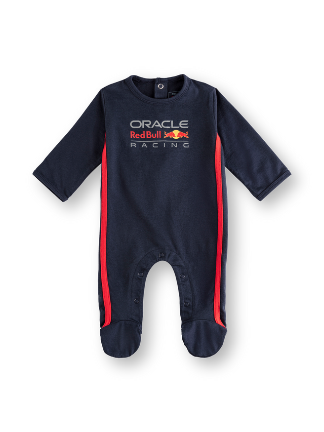 Oracle Red Bull Racing newborn pyjamas, navy blue