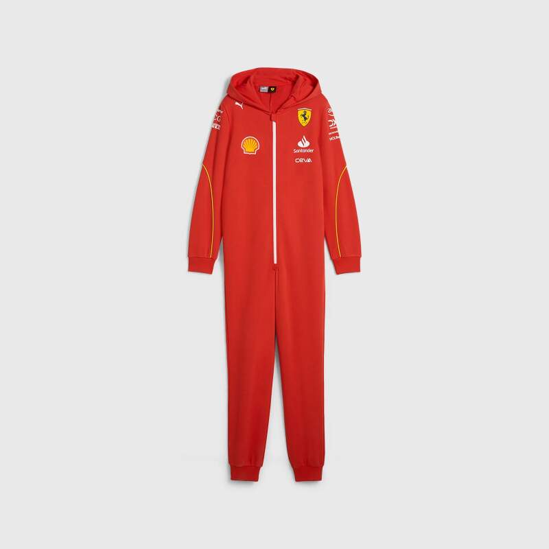 Scuderia Ferrari kids' hooded pyjama onesie - 152 CM