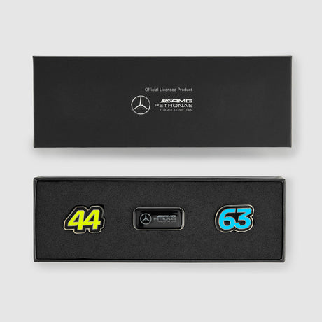 Mercedes AMG F1 team pin badge set