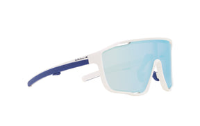 Ochelari de soare Red Bull Spect KRAFT alb-albaștri cu lentilă albastră