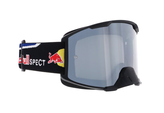 Ochelari de motocros Red Bull Spect STRIVE negri cu lentilă argintie