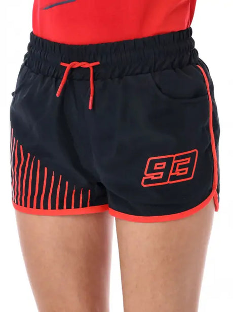 Pantaloni scurți sport de damă Marc Marquez 93 – bleumarin