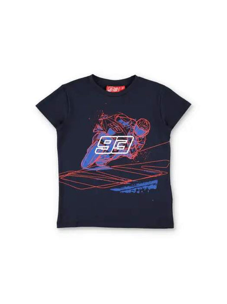 Tricou pentru copii Marc Marquez - Motorbike bleumarin - 10-11 ani