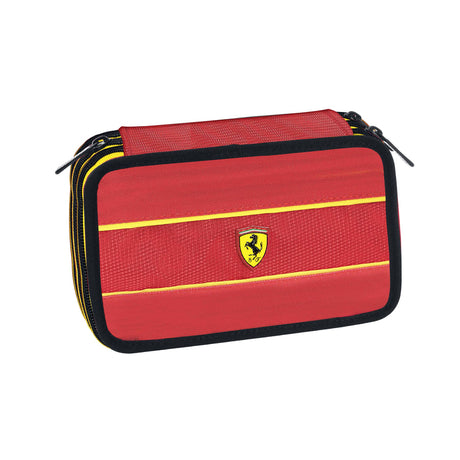 Scuderia Ferrari filled school pencil case red with logo