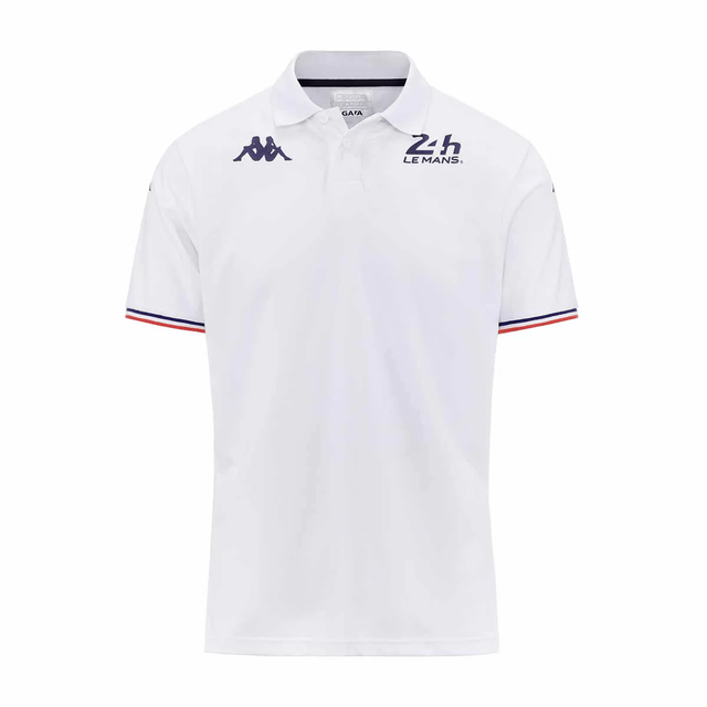 24H Le Mans men's polo shirt Le Mans, white