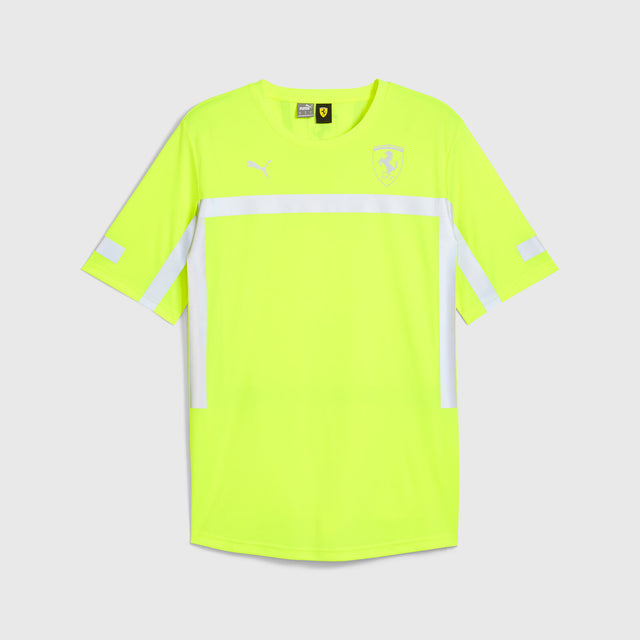 Scuderia Ferrari F1 high-visibility team T-shirt fluorescent yellow