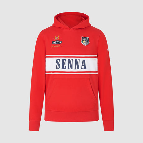 Ayrton Senna Legend hoodie, red