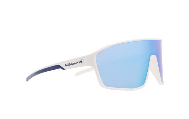 Ochelari de soare Red Bull Spect DAFT albi cu lentilă albastră