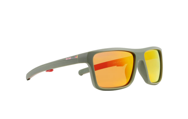 Red Bull Spect KANE sunglasses olive green with brown lenses