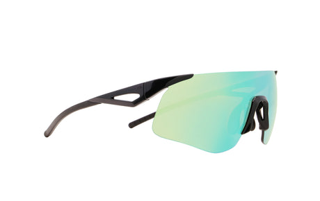 Ochelari de soare Red Bull Spect MARK negri cu lentilă verde-albastră