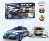 Pistă PISTA Alfa Romeo Polizia - Audi 1:43