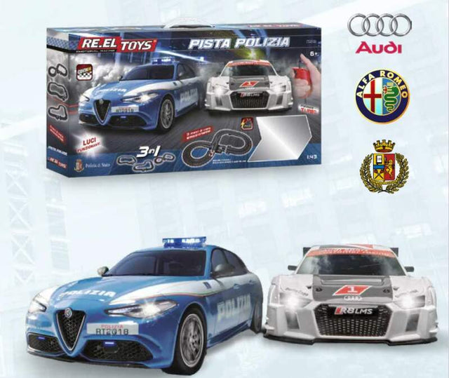 Pistă PISTA Alfa Romeo Polizia - Audi 1:43