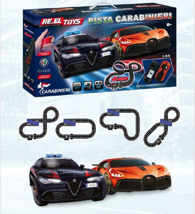 Pistă PISTA Alfa Romeo Carabinieri - Bugatti 1:43