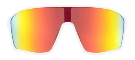 Ochelari de soare Red Bull Spect DAFT albi cu lentilă roșu-portocalie