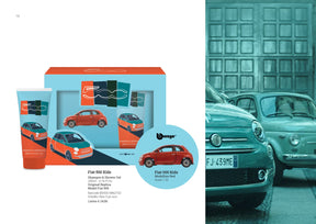 Kids' shower gel gift set with FIAT 500 model