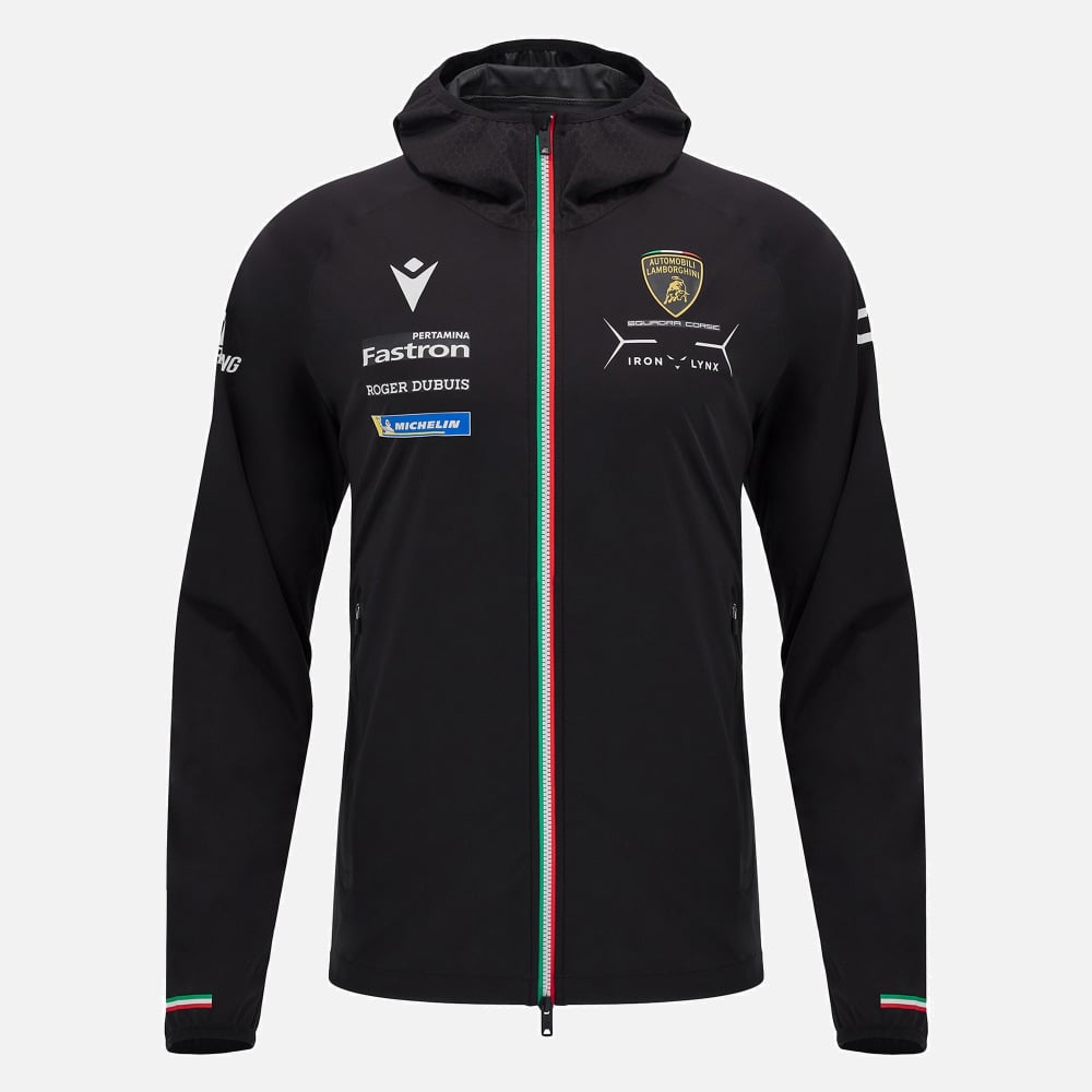 Lamborghini Iron Lynx SC63 Team Windbreaker – Black