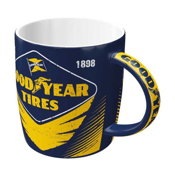 Cană ceramică Goodyear cu motiv