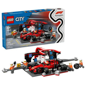 Set LEGO Ferrari – box Formula 1 – ediția City