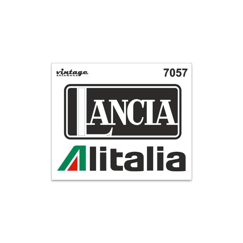 Samolepka Lancia Alitalia vintage
