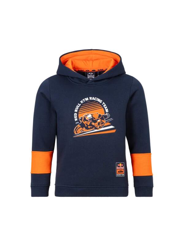 Hanorac cu glugă pentru copii KTM Red Bull Racing GRID bleumarin - 164 CM