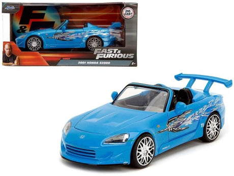 Machetă Fast & Furious Honda S2000 albastră