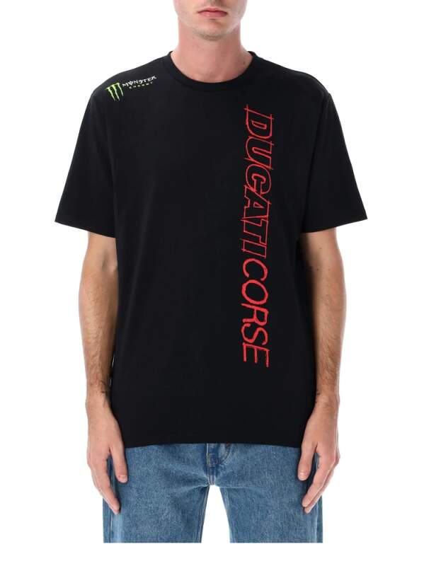 Tricou pentru fani Ducati Corse - Monster Energy cu logo