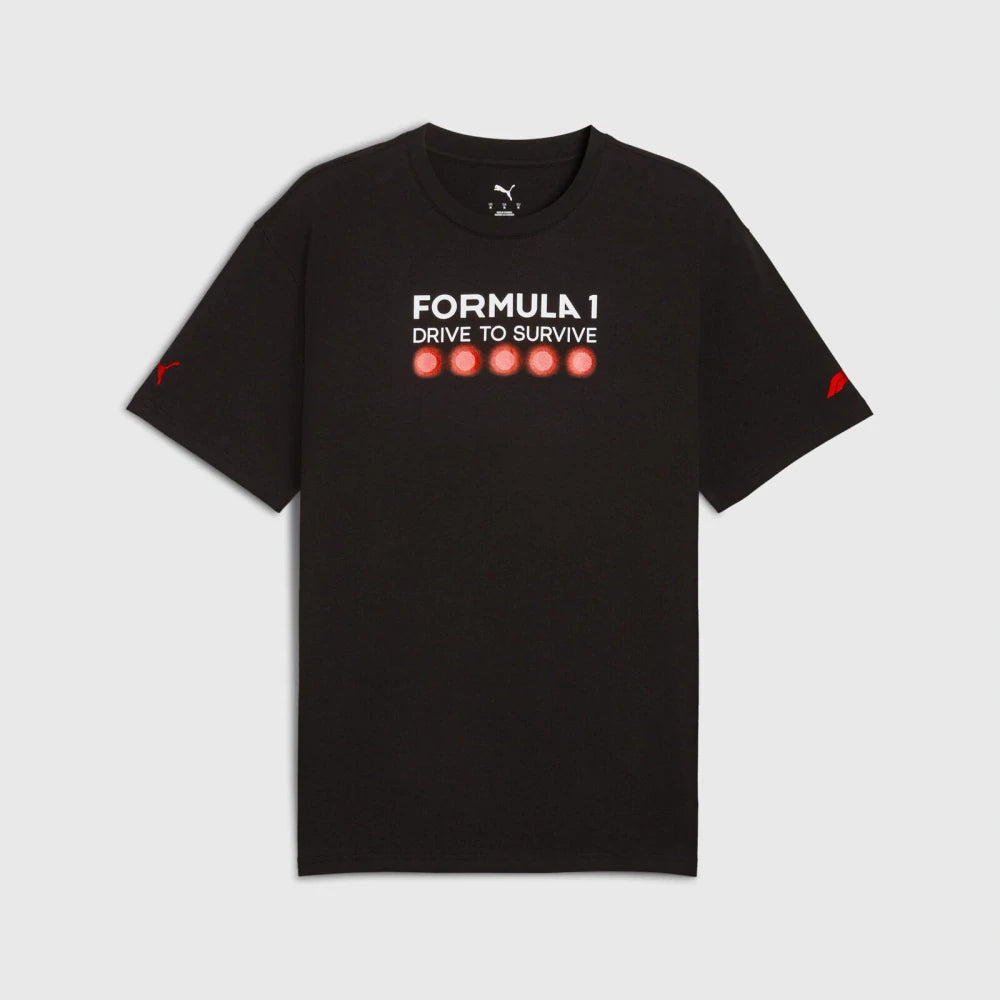 Tricou oversized Puma F1 Drive to Survive – negru