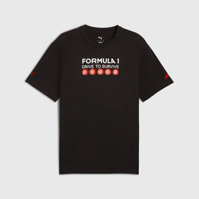 Tricou oversized Puma F1 Drive to Survive – negru