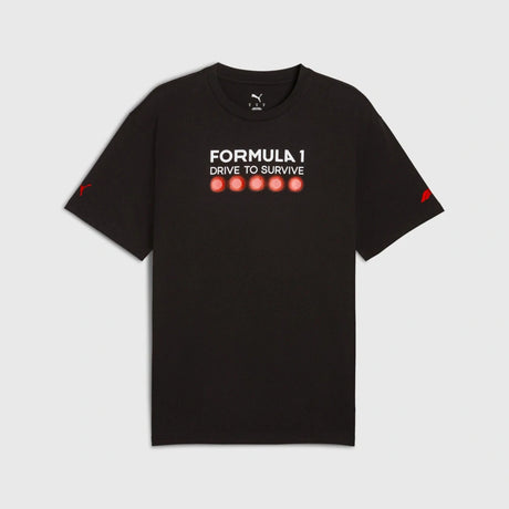 Tricou oversized Puma F1 Drive to Survive – negru