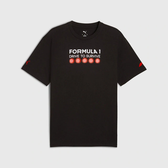 Tricou oversized Puma F1 Drive to Survive – negru