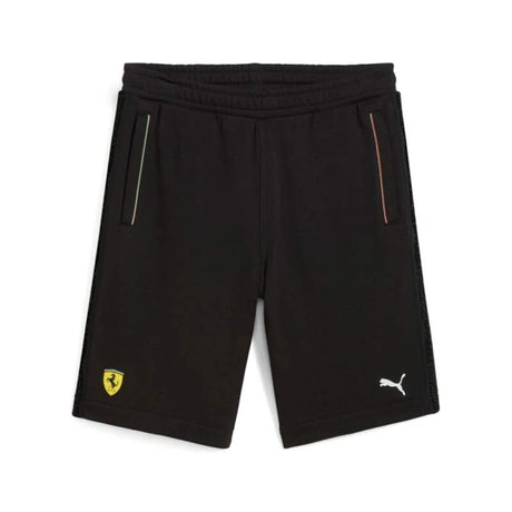 Pantaloni scurți casual Scuderia Ferrari - Puma cu logo negri