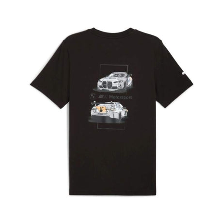Tricou pentru fani BMW Motorsport cu motiv de cursă negru