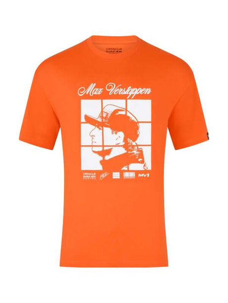 Oracle Red Bull Racing T-shirt - Max Verstappen MV1, orange