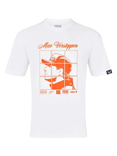 Oracle Red Bull Racing T-shirt - Max Verstappen MV1, white