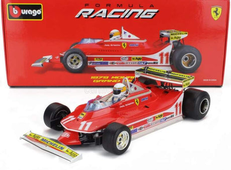 Machetă Ferrari F1 312T4 1979 Monaco GP J. Scheckter