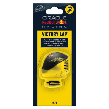 Red Bull Racing car air freshener – Armor All – 3D helmet yellow