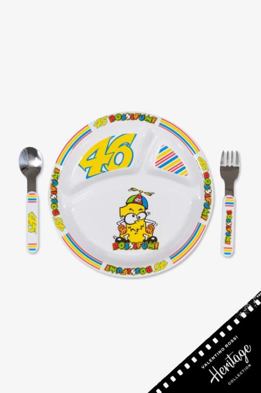 VR46 Valentino Rossi kids' dinner set