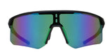 Red Bull Spect RIDDLE sunglasses black with green-purple lens